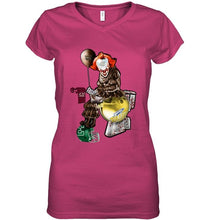 Load image into Gallery viewer, IT Western Michigan Broncos in toilet halloween hoodie