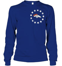 Load image into Gallery viewer, Denver Broncos american star flag shirt