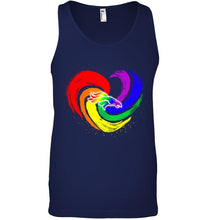 Load image into Gallery viewer, Denver Broncos lgbt tornado heart shirt
