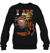 Load image into Gallery viewer, I am Denver Broncos groot shirt