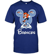 Load image into Gallery viewer, Denver Broncos Mickey shirt
