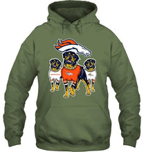 Load image into Gallery viewer, Denver Broncos Rottweilers fan shirt