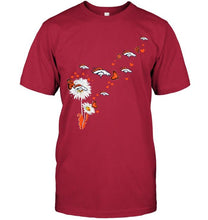 Load image into Gallery viewer, Denver Broncos daisy butterfly fan shirt