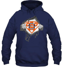 Load image into Gallery viewer, Denver Broncos dad superman shirt