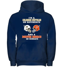Load image into Gallery viewer, I'm Colorado Buffaloe on saturdays and Denver Bronco on sundays shirt