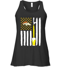 Load image into Gallery viewer, Denver Broncos Beer american flag shirt