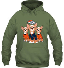 Load image into Gallery viewer, Denver Broncos Chihuahuas fan shirt