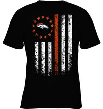 Load image into Gallery viewer, Denver Broncos american flag star shirt