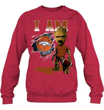 Load image into Gallery viewer, I am Denver Broncos groot shirt