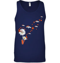 Load image into Gallery viewer, Denver Broncos daisy butterfly fan shirt