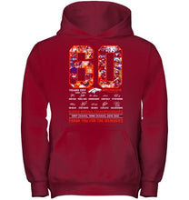 Load image into Gallery viewer, 60 years of Denver Broncos thank you for the memories shirt