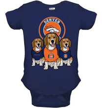 Load image into Gallery viewer, Denver Broncos Beagles fan shirt