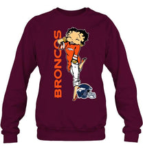 Load image into Gallery viewer, Denver Broncos betty boop fan shirt