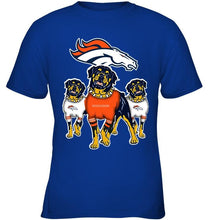 Load image into Gallery viewer, Denver Broncos Rottweilers fan hoodie