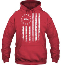 Load image into Gallery viewer, Denver Broncos american flag stars shirt