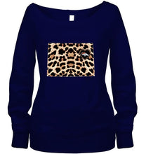 Load image into Gallery viewer, Denver Broncos Leopard State Map love shirt