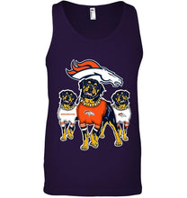 Load image into Gallery viewer, Denver Broncos Rottweilers fan shirt