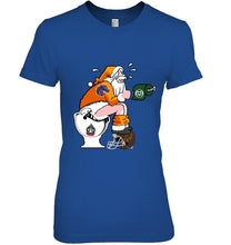 Load image into Gallery viewer, Santa Boise State Broncos in bathroom shirt