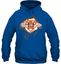 Load image into Gallery viewer, Denver Broncos dad superman shirt