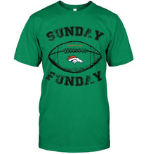 Load image into Gallery viewer, Sunday funday Denver Broncos lover shirt