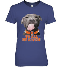Load image into Gallery viewer, Denver Broncos to all my haters pitbull shirt