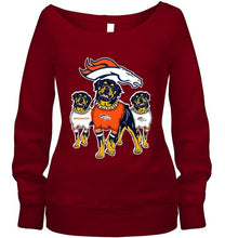 Load image into Gallery viewer, Denver Broncos Rottweilers fan shirt