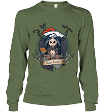 Load image into Gallery viewer, Denver Broncos Jack Skellington shirt