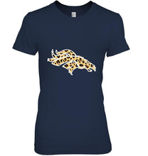 Load image into Gallery viewer, Denver Broncos tiger pattern layer shirt