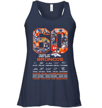 Load image into Gallery viewer, 60 years of denver broncos signed shirt