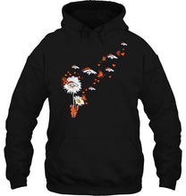 Load image into Gallery viewer, Denver Broncos daisy butterfly fan shirt