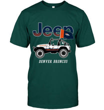 Load image into Gallery viewer, Denver Broncos jeep shirt
