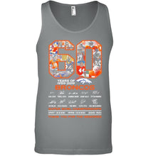 Load image into Gallery viewer, 60 years of denver broncos signed shirt