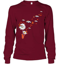 Load image into Gallery viewer, Denver Broncos daisy butterfly fan shirt