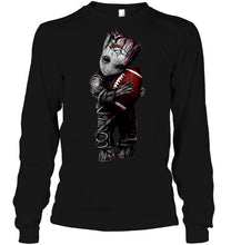 Load image into Gallery viewer, baby groot loves Denver Broncos shirt