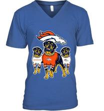 Load image into Gallery viewer, Denver Broncos Rottweilers fan shirt