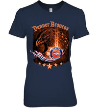 Load image into Gallery viewer, denver broncos eagle american flag shirt