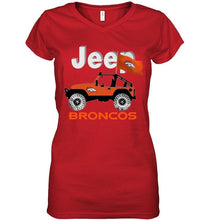 Load image into Gallery viewer, Jeep Denver Broncos fan hoodie