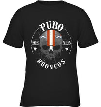Load image into Gallery viewer, Puro Denver Broncos por vida fan shirt