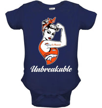 Load image into Gallery viewer, Go Denver Broncos unbreakable girl shirt