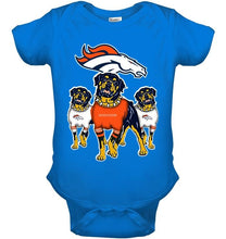 Load image into Gallery viewer, Denver Broncos Rottweilers fan hoodie