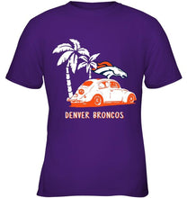 Load image into Gallery viewer, Denver Broncos beetle car shirt shirt