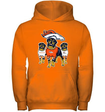 Load image into Gallery viewer, Denver Broncos Rottweilers fan shirt