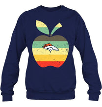 Load image into Gallery viewer, Denver Broncos teacher apple retro shirt