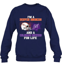 Load image into Gallery viewer, i'm a Denver Bronco and a Colorado Rockie for life shirt