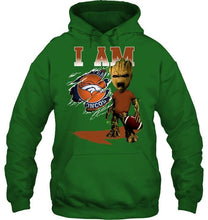 Load image into Gallery viewer, I am Denver Broncos groot shirt