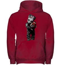 Load image into Gallery viewer, baby groot loves Denver Broncos shirt