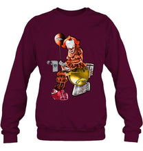 Load image into Gallery viewer, IT Denver Broncos in toilet halloween hoodie