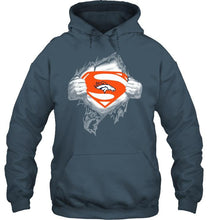 Load image into Gallery viewer, Denver Broncos Superman Ripped shirt