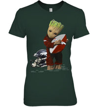 Load image into Gallery viewer, Groot loves Denver Broncos fan hoodie
