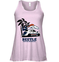 Load image into Gallery viewer, Beetle Denver Broncos on beach shirt